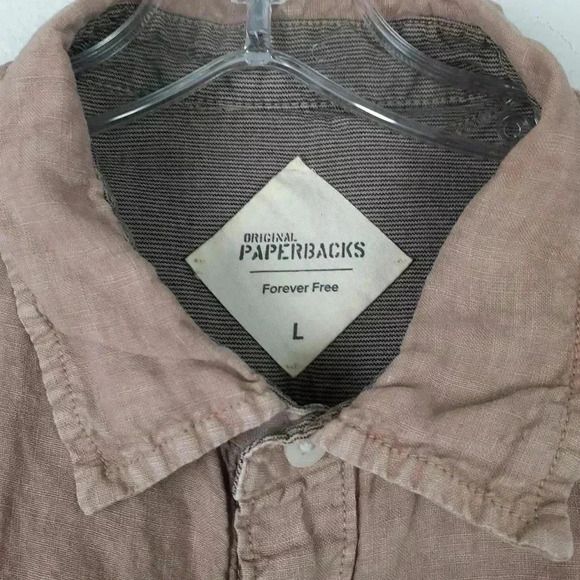 Original Paperbacks Button down Size Large - Picture 2 of 8
